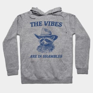 The Vibes Are In Shambles, Raccoon T Shirt, Weird T Shirt, Meme T Shirt, Trash Panda T Shirt, Unisex Hoodie